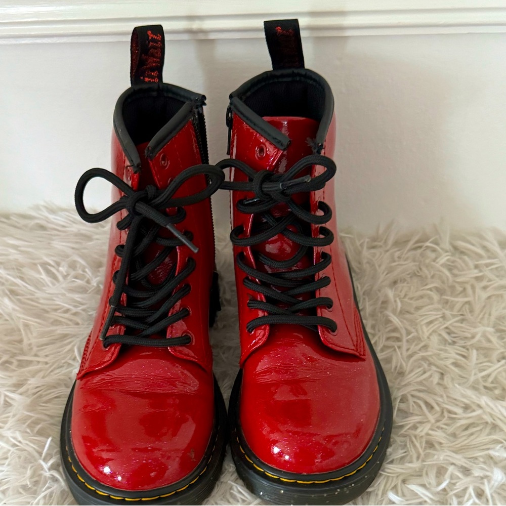 Dr Martens Glitter LaceUp Boots - Picture 6 of 12